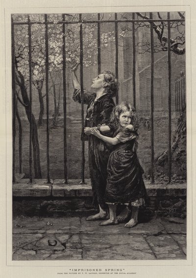 Uwięziona Wiosna autorstwa Francis Wilfred Lawson